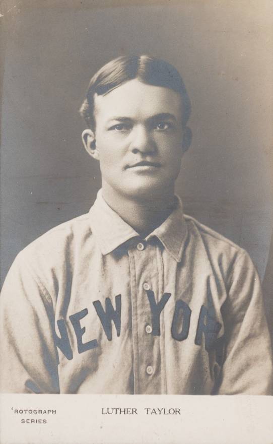 1905 Rotograph Postcards Luther Taylor # Baseball Card