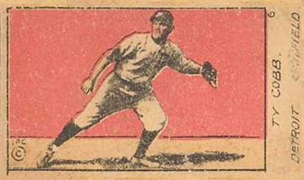 1920 Strip Card Ty Cobb #6 Baseball Card