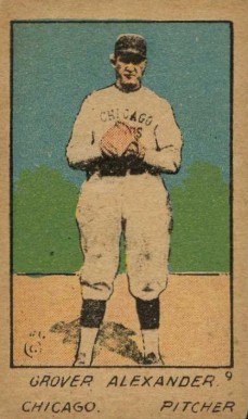 1920 Strip Card Grover Alexander #9 Baseball Card