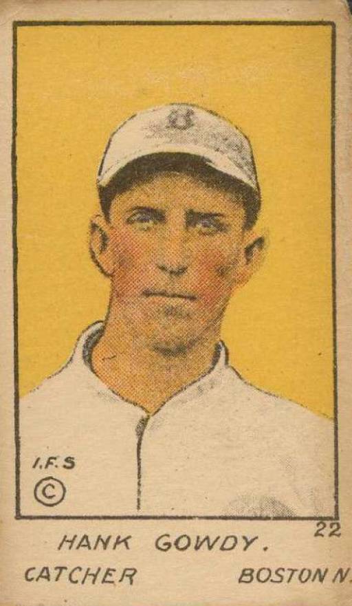 1920 Strip Card Hank Gowdy #22 Baseball Card
