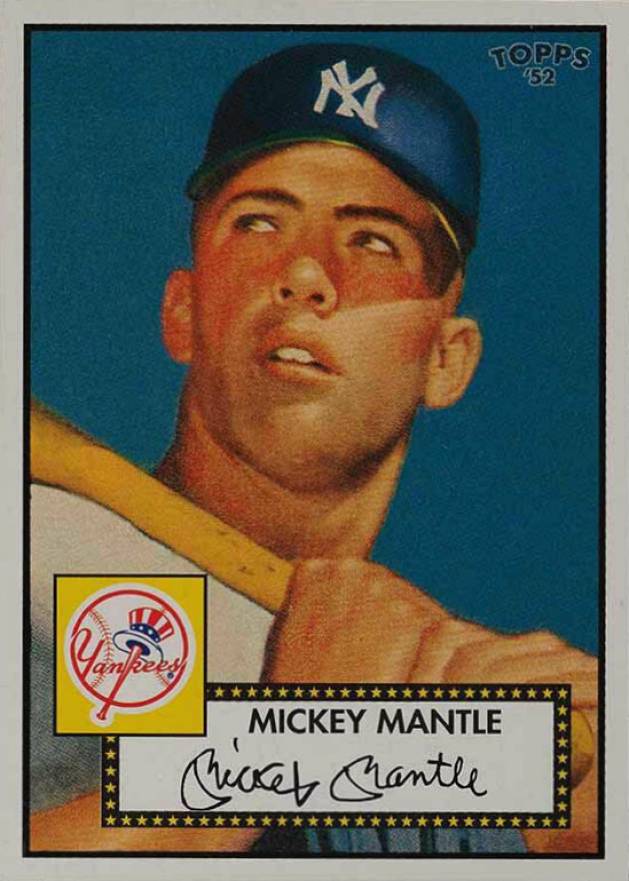 2006 Topps 1952 Mickey Mantle #311 Baseball Card