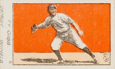 1920 Strip Card Ty Cobb #6 Baseball Card