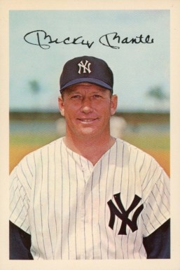 1966 66-67 Dexter Press N.Y. Yankees Mickey Mantle # Baseball Card
