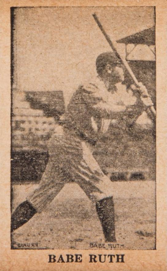 1926 W511 Babe Ruth # Baseball Card