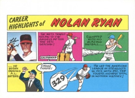 1973 Topps Comics Nolan Ryan # Baseball Card