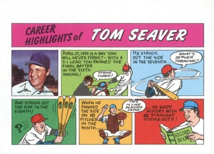 1973 Topps Comics Tom Seaver # Baseball Card