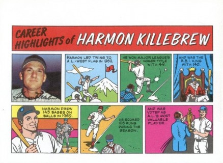 1973 Topps Comics Harmon Killebrew # Baseball Card
