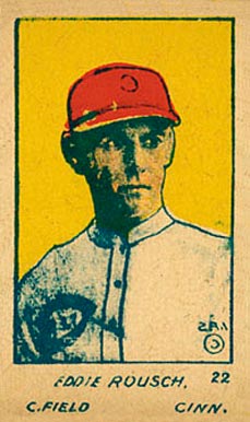1921 Strip Card Eddie Rousch #22 Baseball Card