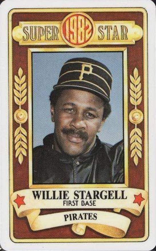 1982 Perma-Graphics Super Star Credit Cards Willie Stargell # Baseball Card
