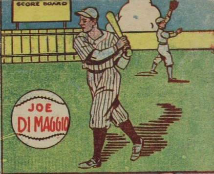 1949 R302-2 M.P. & Co. Joe DiMaggio #105 Baseball Card