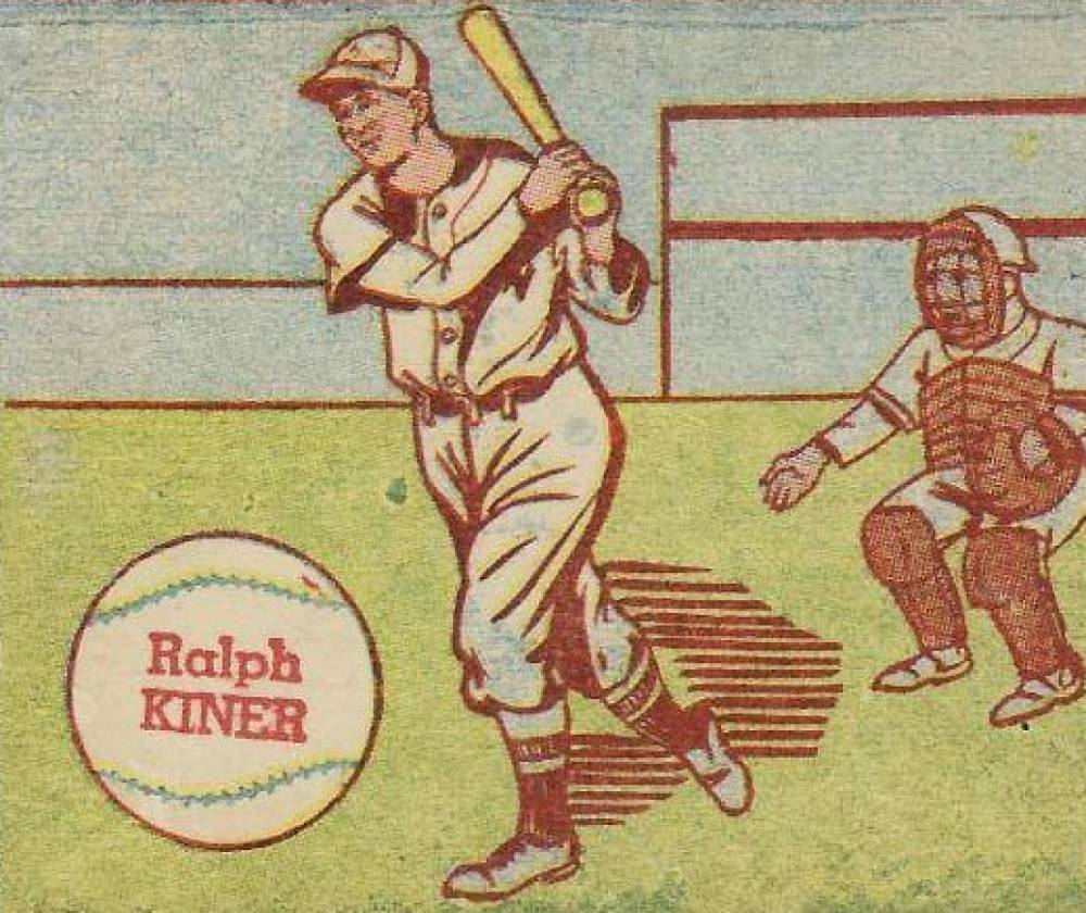 1949 R302-2 M.P. & Co. Ralph Kiner #110 Baseball Card