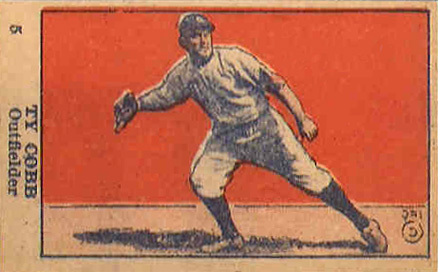 1921 Strip Card Ty Cobb #5 Baseball Card