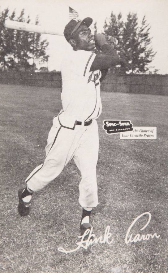 1954 Spic and Span Braves Hank Aaron # Baseball Card