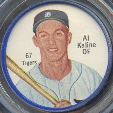 1962 Salada-Junket Coin Al Kaline #67 Baseball Card