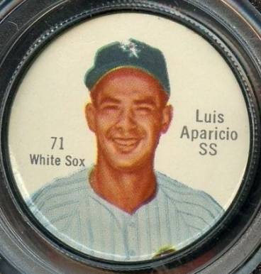 1962 Salada-Junket Coin Luis Aparicio #71 Baseball Card