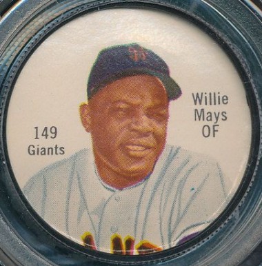 1962 Salada-Junket Coin Willie Mays #149 Baseball Card
