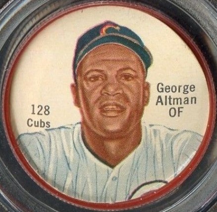 1962 Salada-Junket Coin George Altman #128 Baseball Card