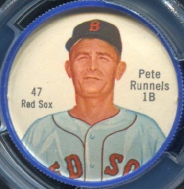 1962 Salada-Junket Coin Pete Runnels #47 Baseball Card