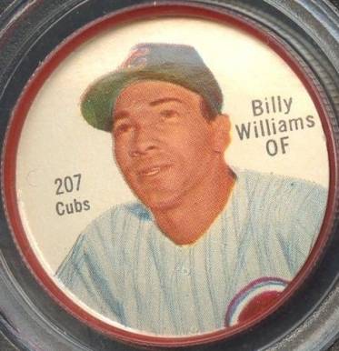 1962 Salada-Junket Coin Billy Williams #207 Baseball Card