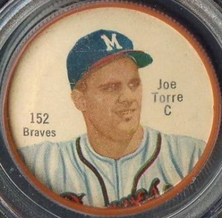 1962 Salada-Junket Coin Joe Torre #152 Baseball Card