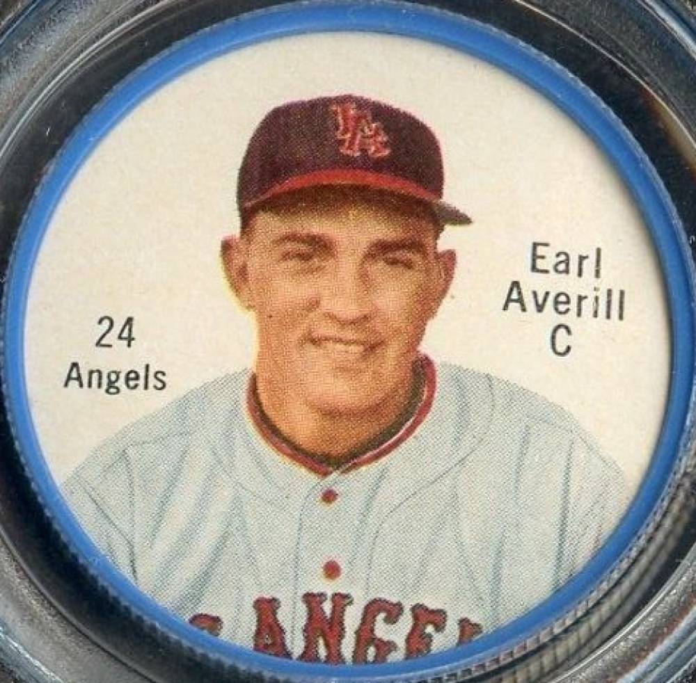 1962 Salada-Junket Coin Earl Averill Jr. #24 Baseball Card