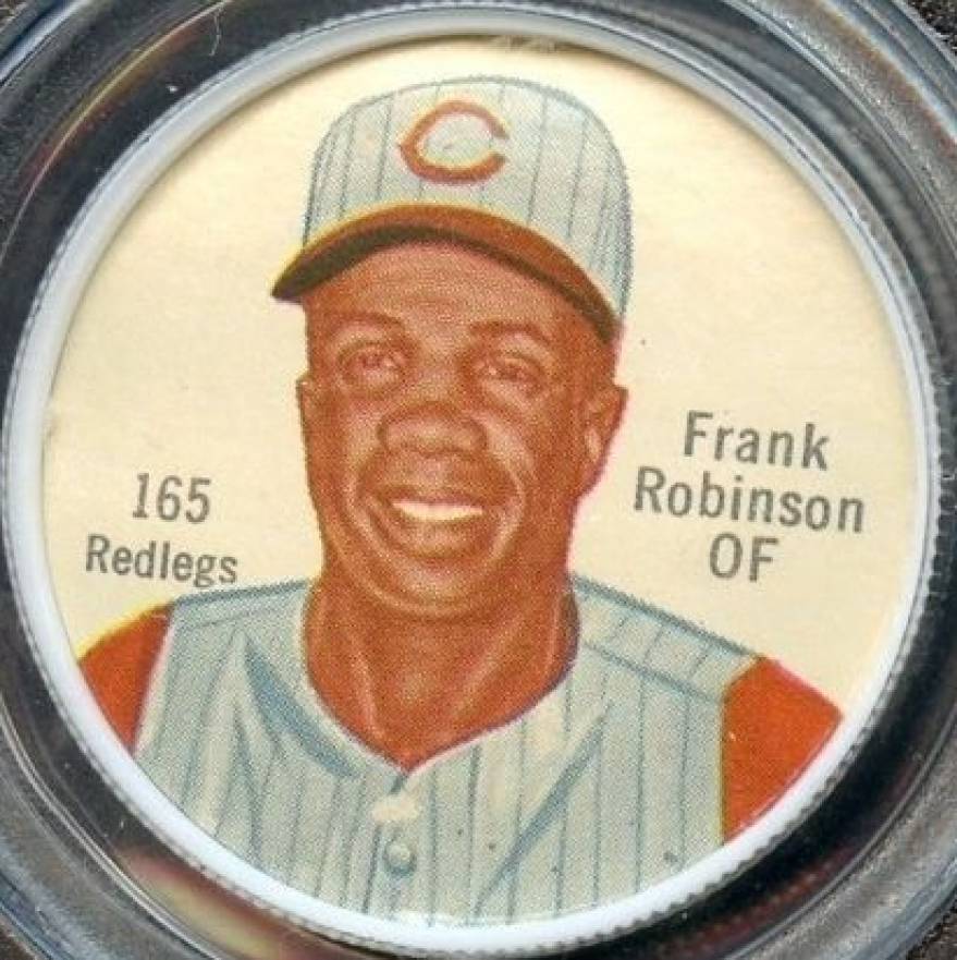 1962 Salada-Junket Coin Frank Robinson #165 Baseball Card