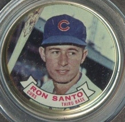1964 Topps Coins Ron Santo #68 Baseball Card