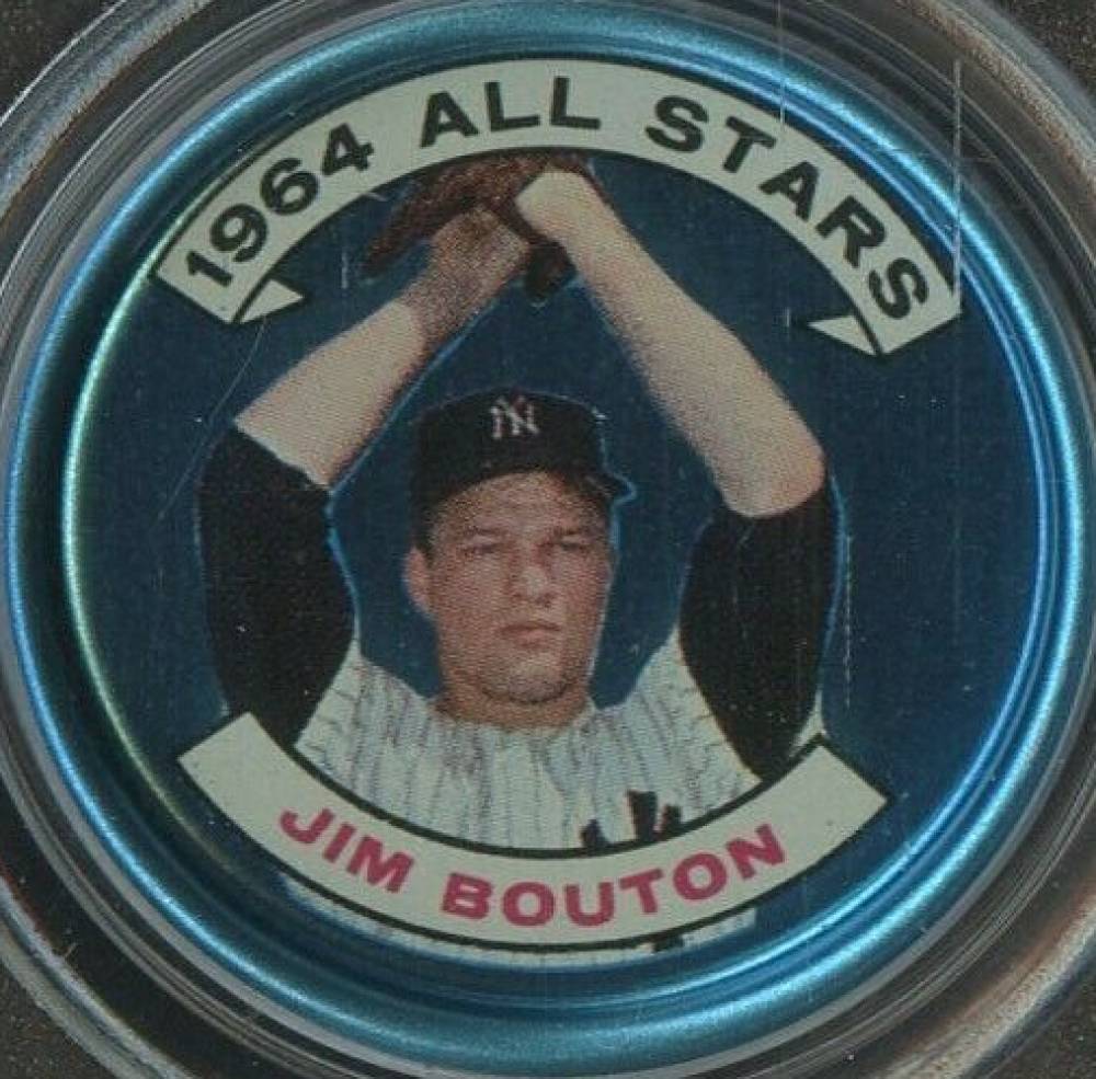 1964 Topps Coins Jim Bouton #138 Baseball Card