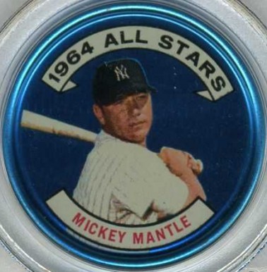 1964 Topps Coins Mickey Mantle #131r Baseball Card