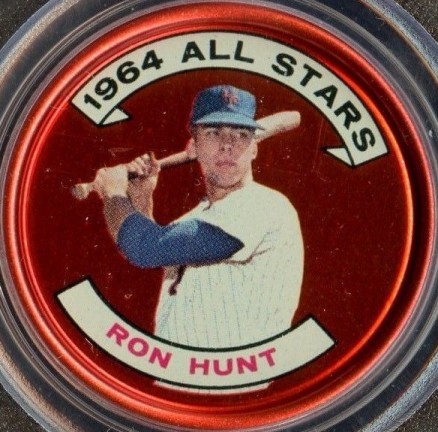 1964 Topps Coins Ron Hunt #164 Baseball Card
