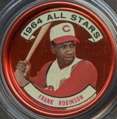 1964 Topps Coins Frank Robinson #154 Baseball Card