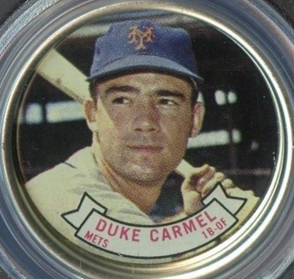 1964 Topps Coins Duke Carmel #81 Baseball Card