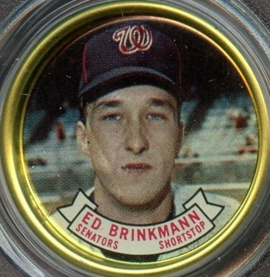 1964 Topps Coins Ed Brinkman #108 Baseball Card