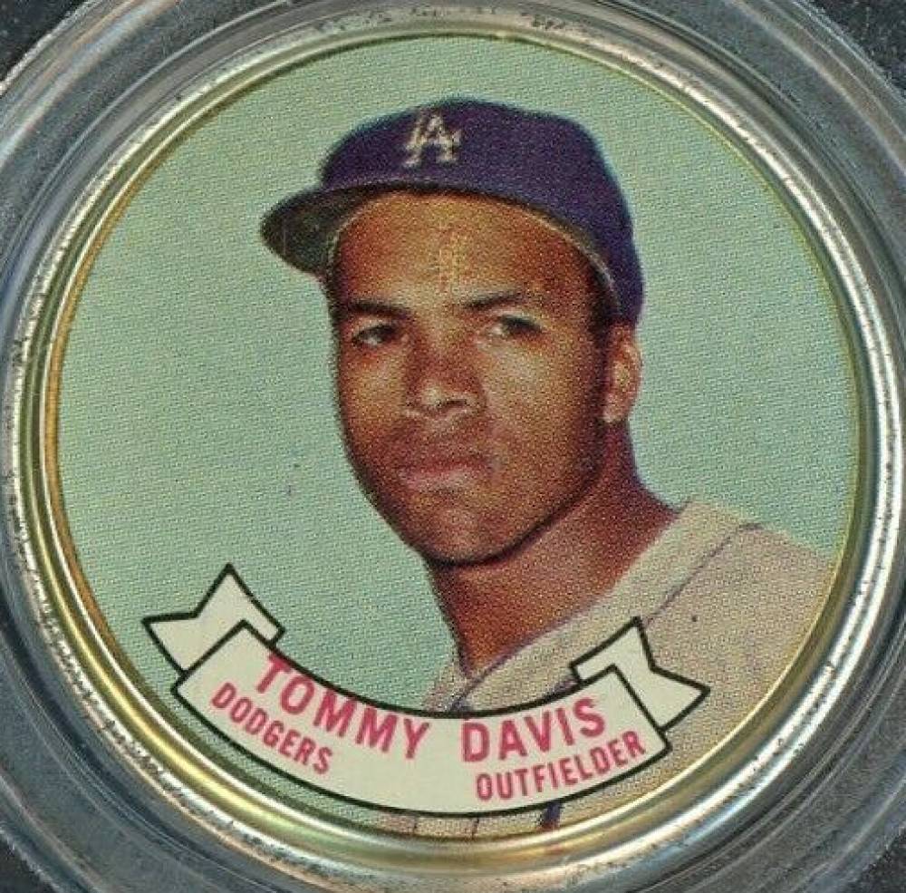 1964 Topps Coins Tommy Davis #57 Baseball Card