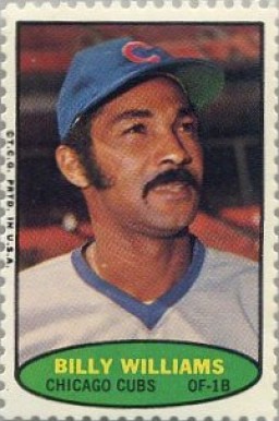 1974 Topps Stamps Billy Williams # Baseball Card