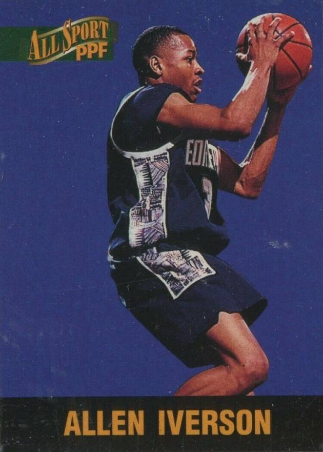 1996 Score Board All Sport PPF Allen Iverson #80 Basketball Card