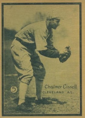 1931 Strip Card Hand Cut Chalmer Cissell #5A Baseball Card