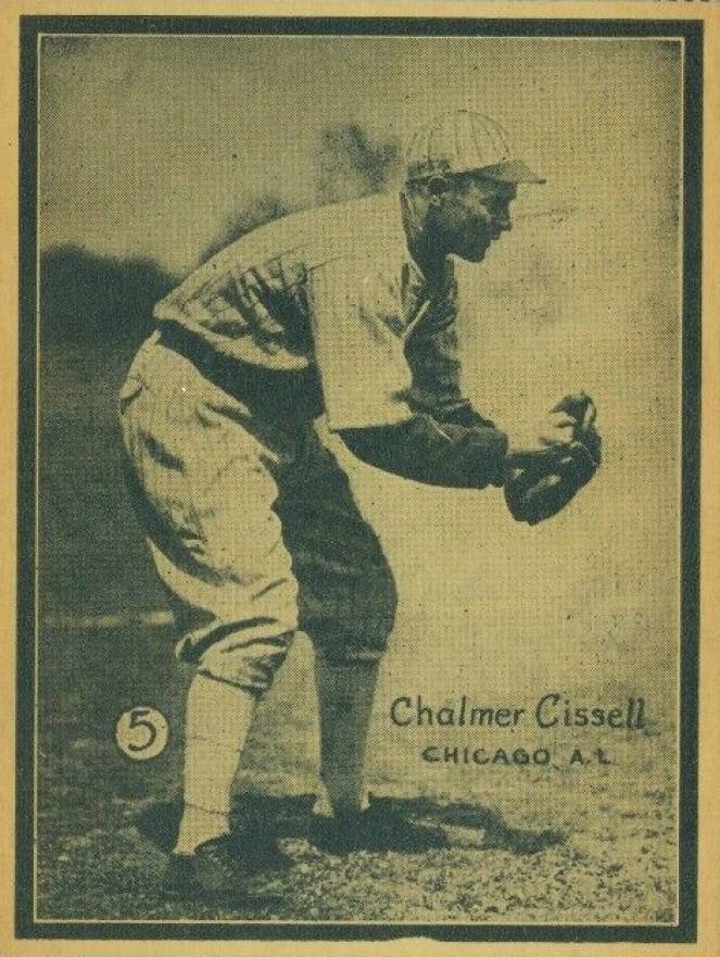1931 Strip Card Hand Cut Chalmer Cissell #5B Baseball Card