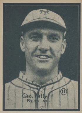1931 Strip Card Hand Cut George Kelly #11R Baseball Card
