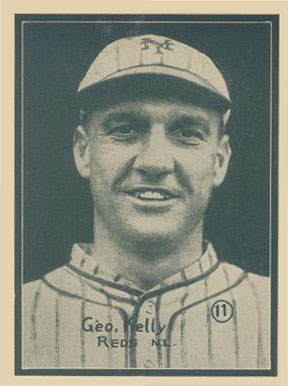 1931 Strip Card Hand Cut George Kelly #11B Baseball Card