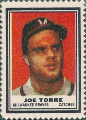 1962 Topps Stamps Joe Torre #183 Baseball Card
