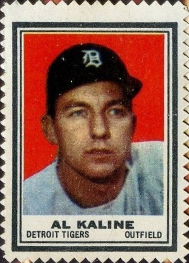 1962 Topps Stamps Al Kaline #93 Baseball Card