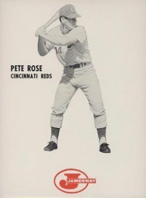 1968 Jamesway Trucking Co. Pete Rose #1 Baseball Card