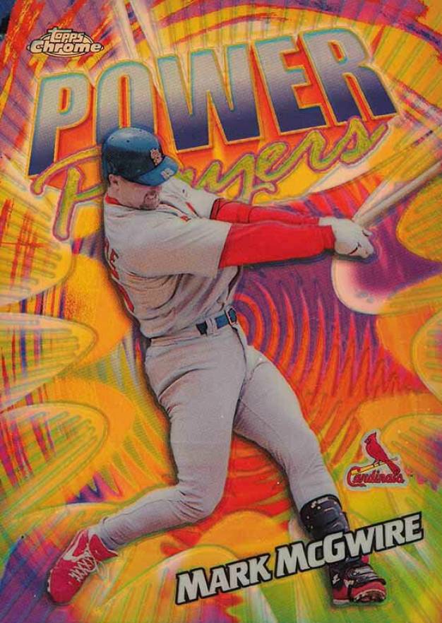 2000 Topps Chrome Power Players Mark McGwire #P3 Baseball Card