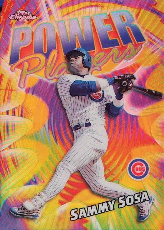 2000 Topps Chrome Power Players Sammy Sosa #P16 Baseball Card