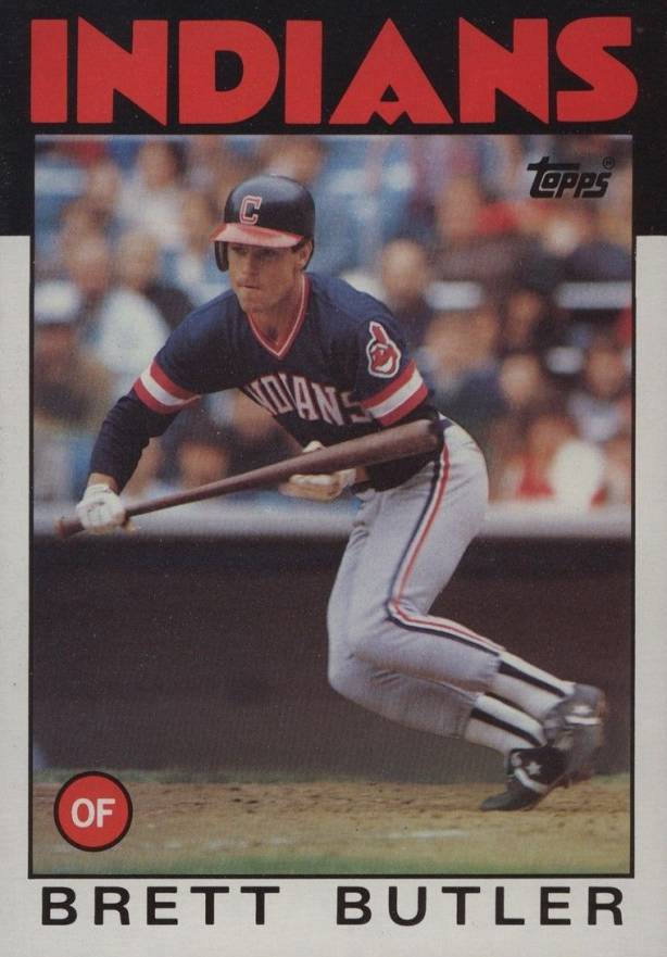 1986 Topps Super Brett Butler #18 Baseball Card