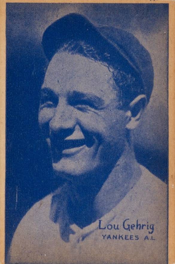 1931 W517 Mini Lou Gehrig # Baseball Card
