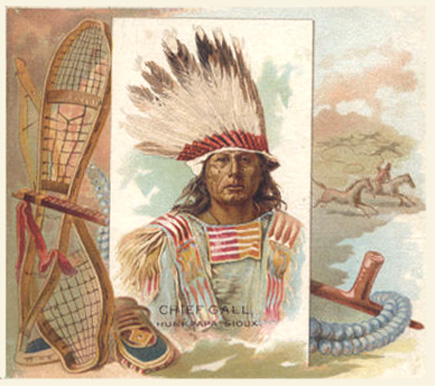 1888 N36 Allen & Ginter American Indian Chief Gall # Non-Sports Card