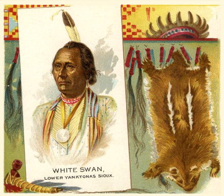 1888 N36 Allen & Ginter American Indian White Swan # Non-Sports Card