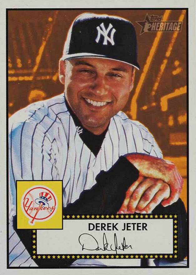 2001 Topps Heritage Derek Jeter #11 Baseball Card